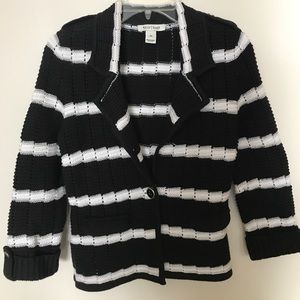 White House Black Market Knit Blazer Size XS